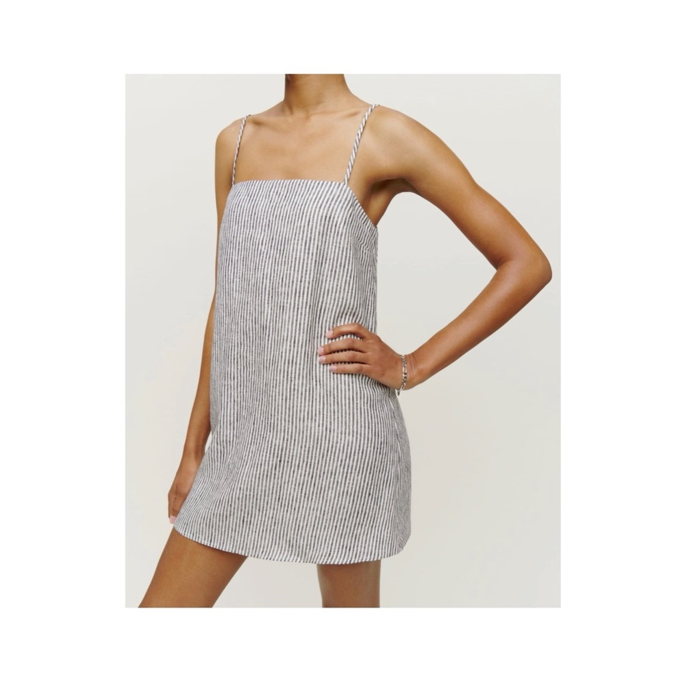 Reformation Aubree Linen Dress